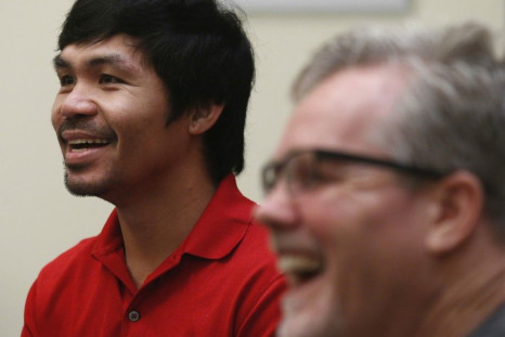 Pacquiao and Roach in 2014