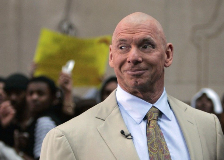 World Wrestling Entertainment chairman Vince McMahon looks out at the crowd during a segment of NBC&#039;s &quot;Today&quot; show in New York in this April 2, 2007 file photo. McMahon said on October 30, 2008 it is too soon to know how the slumping econom