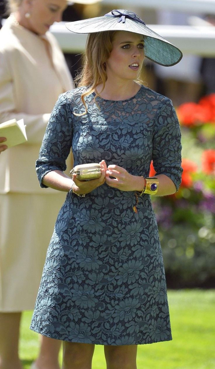 Britain&#039;s Princess Beatrice arrives in the Parade Ring on the first day of the Royal Ascot horse racing festival at Ascot, southern England June 17, 2014.