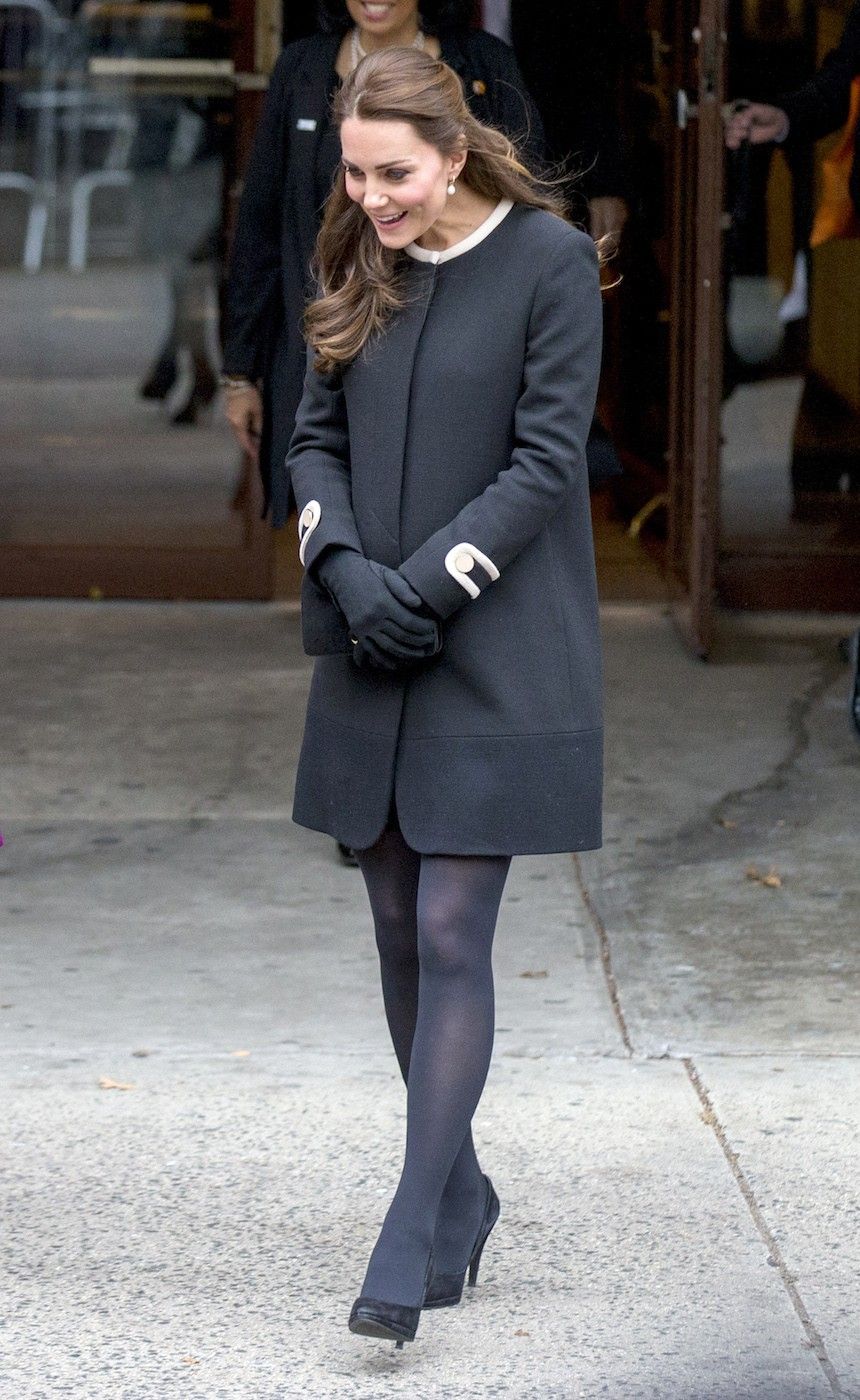 Britains Catherine, Duchess of Cambridge is greeted after an event at the Northside Center for Child Development in the Harlem section of New York,