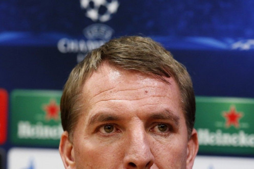Liverpool&#039;s manager Brendan Rodgers listens to a question during a news conference at Anfield in Liverpool, northern England December 8, 2014. Liverpool are set to play Swiss side FC Basel in the Champions League on Tuesday.