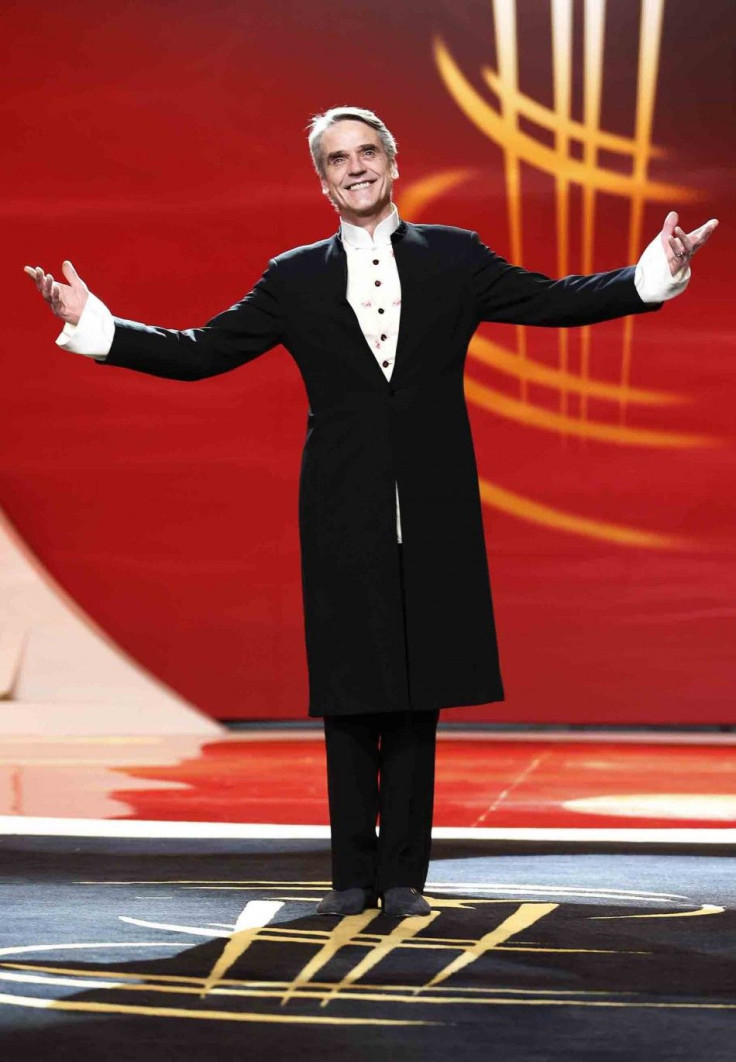 Actor Jeremy Irons attends his tribute evening as part of the 14th Marrakech International Film Festival