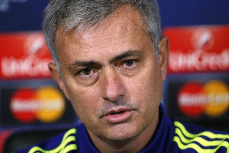 Chelsea&#039;s manager Jose Mourinho speaks during a media conference in Cobham, southern England December 9, 2014. Chelsea are due to play Sporting Lisbon in a Champions League Group G soccer match on Wednesday.