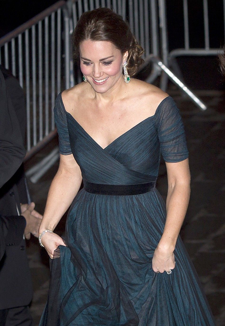 In PHOTO Catherine, Duchess of Cambridge arrives at the Metropolitan Museum of Art to attend the St. Andrews 600th Anniversary Dinner in New York, December 9, 2014.