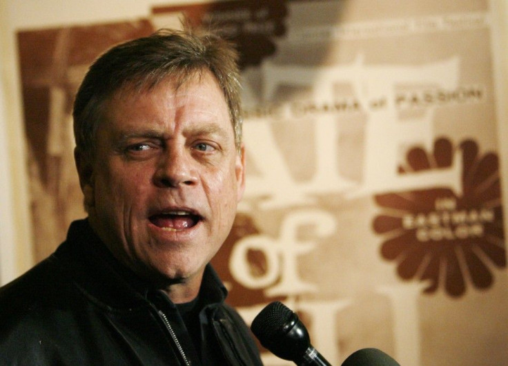 Cast member Mark Hamill, who played "Luke Skywalker", is interviewed at the 30th anniversary screening of "Star Wars" presented by the Academy of Motion Picture Arts and Sciences.