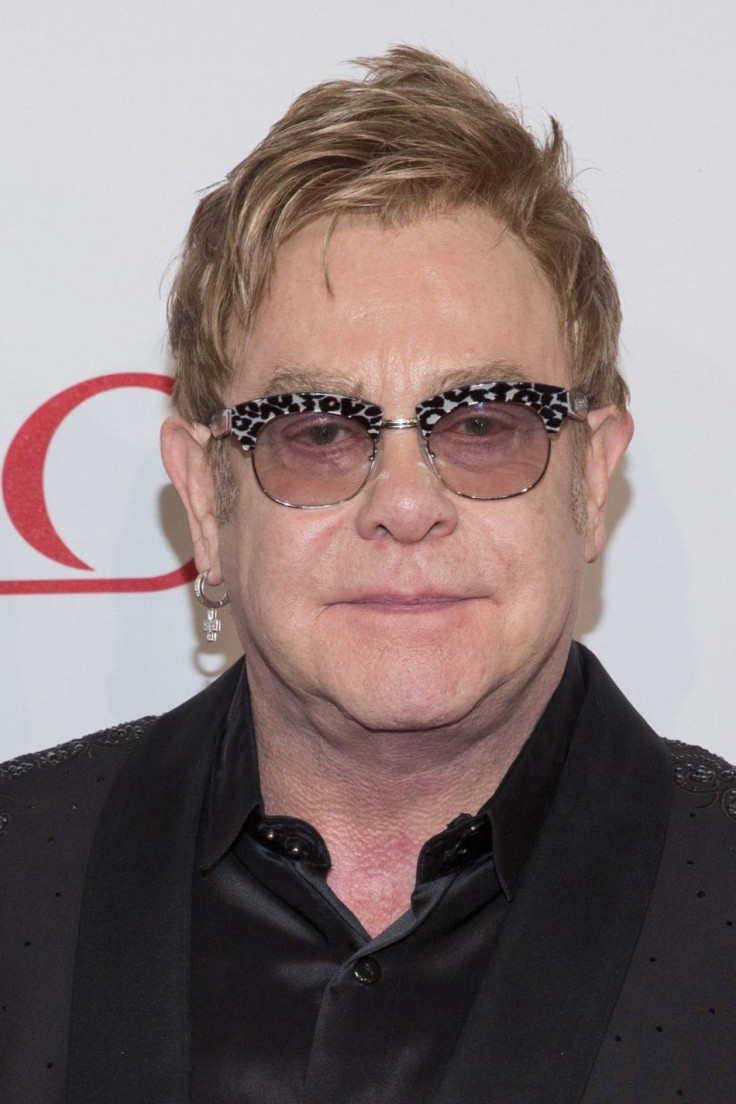 Sir Elton John attends the Elton John AIDS Foundation's 13th annual An Enduring Vision Benefit in New York October 28, 2014.