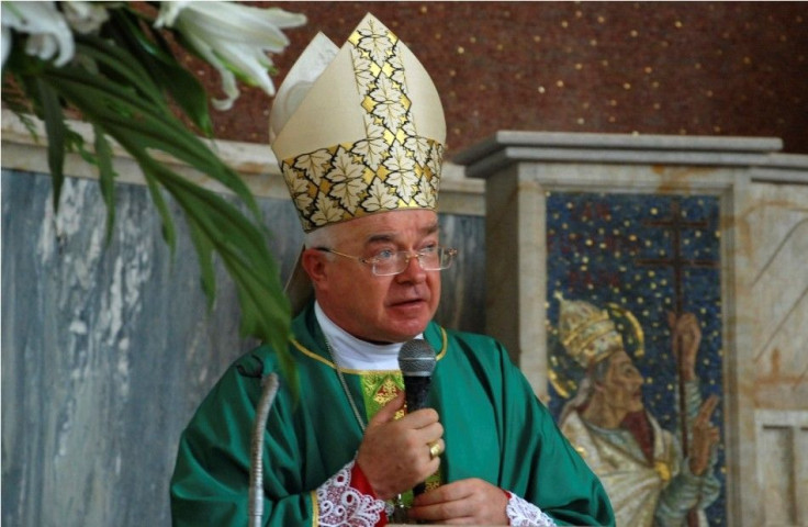 Archbishop Josef Wesolowski, the Vatican&#039;s ambassador to the Dominican Republic, offers mass in Santo Domingo