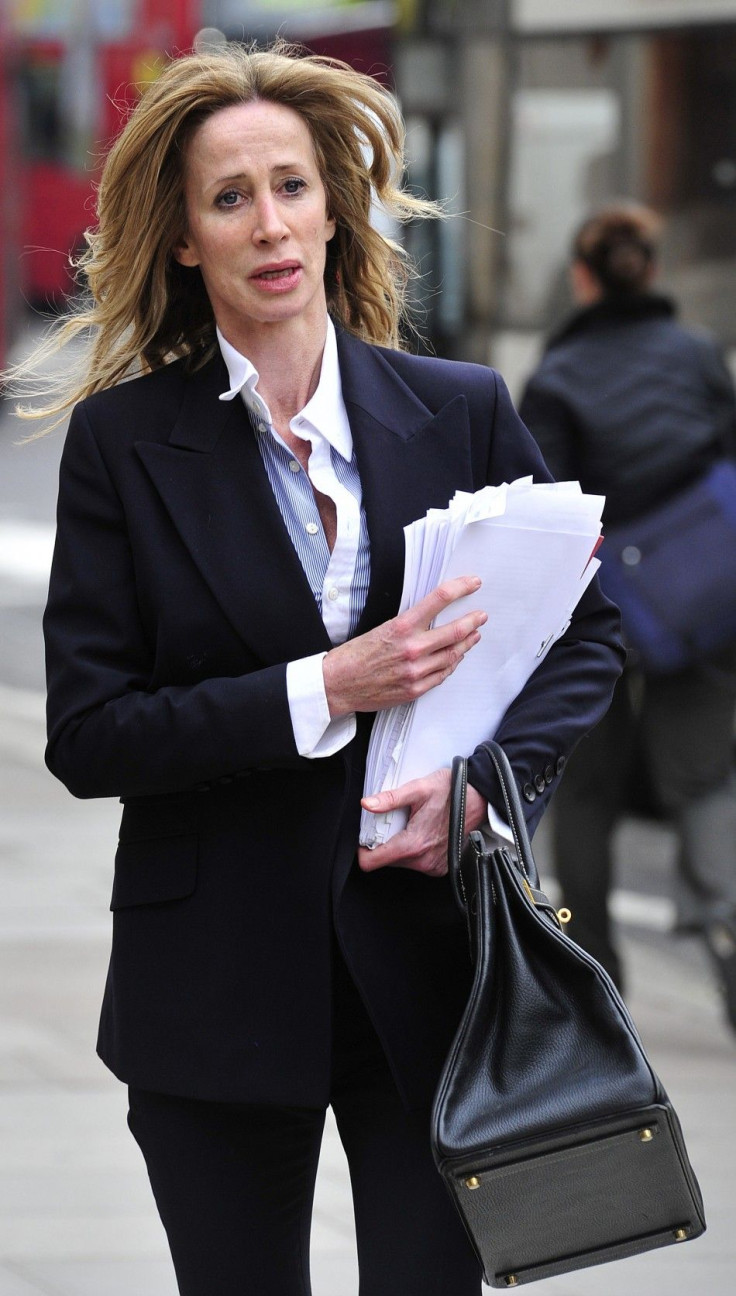 Michelle Young arrives at The Royal Courts of Justice in London April 13, 2011.