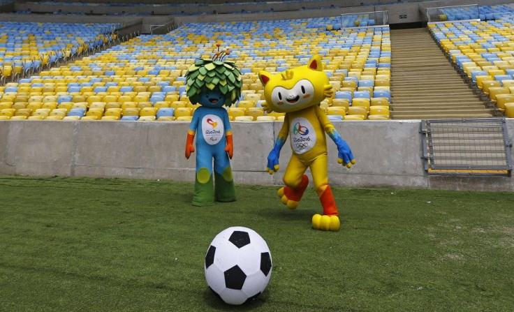Then unnamed mascots of the Rio Games 2016