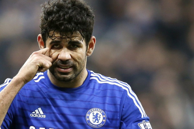Chelsea&#039;s Diego Costa reacts during their English Premier League soccer match against Newcastle United at St James&#039; Park in Newcastle, northern England December 6, 2014.