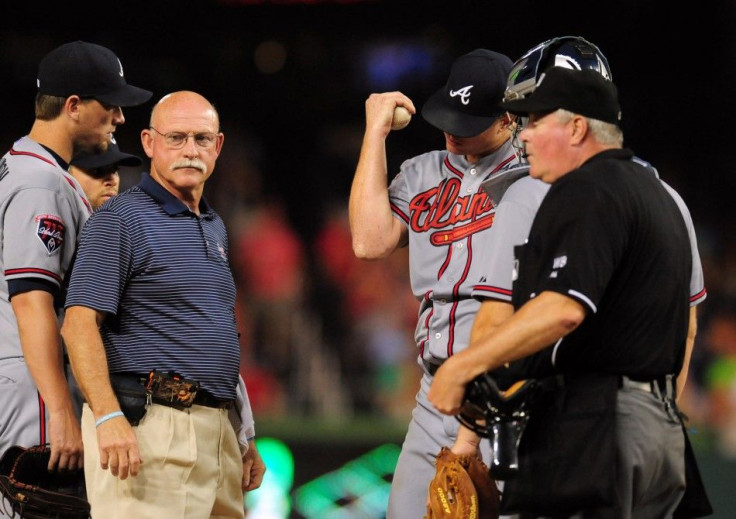 Gavin Floyd with the Atlanta Braves