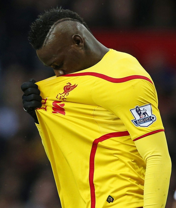 Liverpool's Mario Balotelli reacts during their English Premier League soccer match against Manchester United at Old Trafford in Manchester, northern England December 14, 2014.