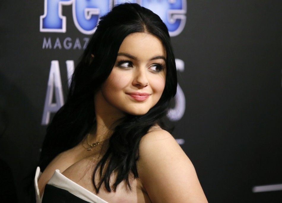 Actress Ariel Winter arrives at the People Magazine Awards in Beverly Hills, California