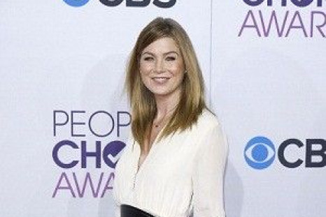 Actress Ellen Pompeo, of the series &quot;Grey's Anatomy,&quot; arrives at the 2013 People's Choice Awards in Los Angeles, January 9, 2013.