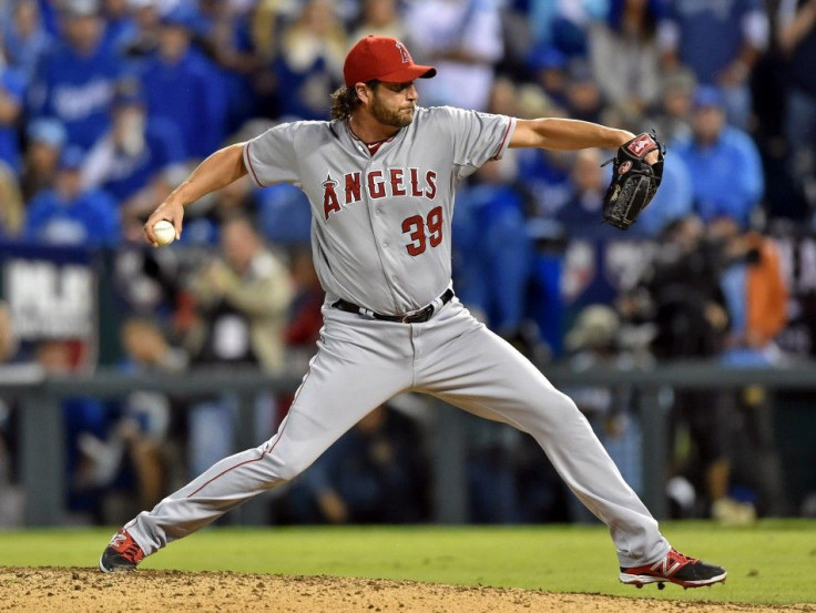 Los Angeles Angels relief pitcher Jason Grilli