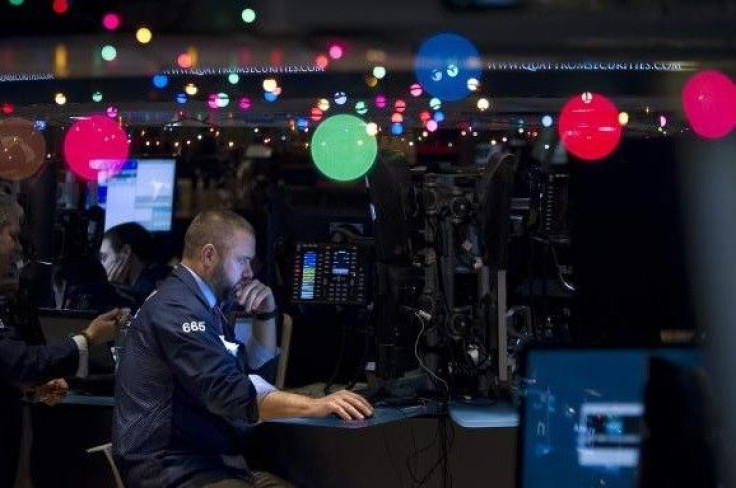 Trader Kevin Lodewick works on the floor of the New York Stock Exchange