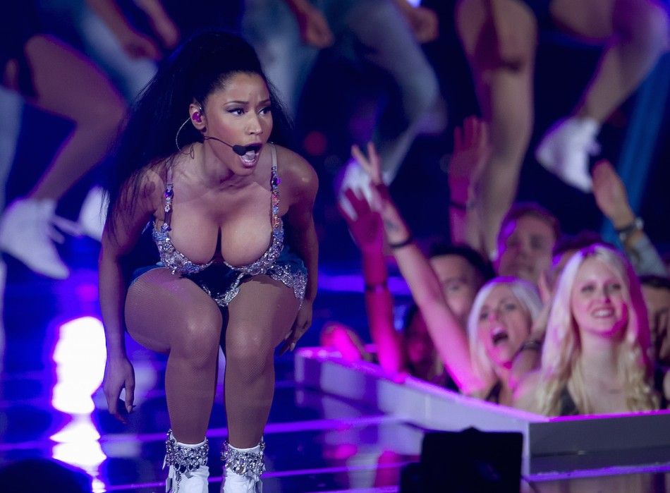 Nicki Minaj performs during the quotFashion Rocks 2014quot concert in the Brooklyn borough of New York