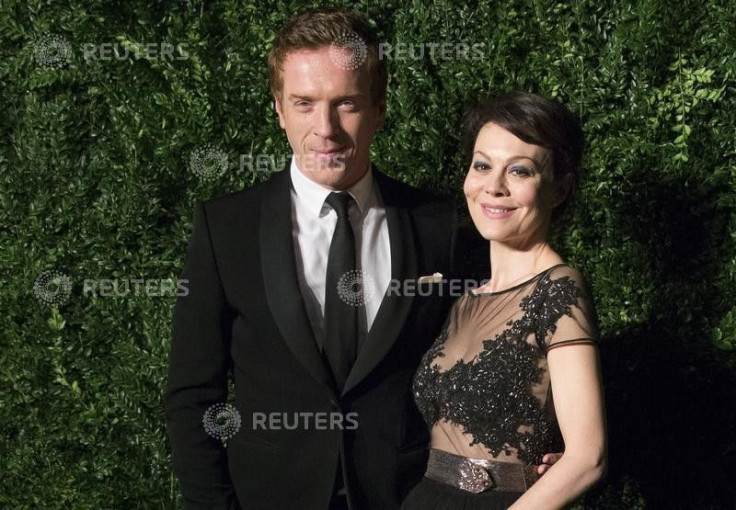British actors Damien Lewis and his wife Helen McCory attend the Evening Standard Theatre awards