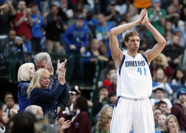 Dallas Mavericks forward Dirk Nowitzki