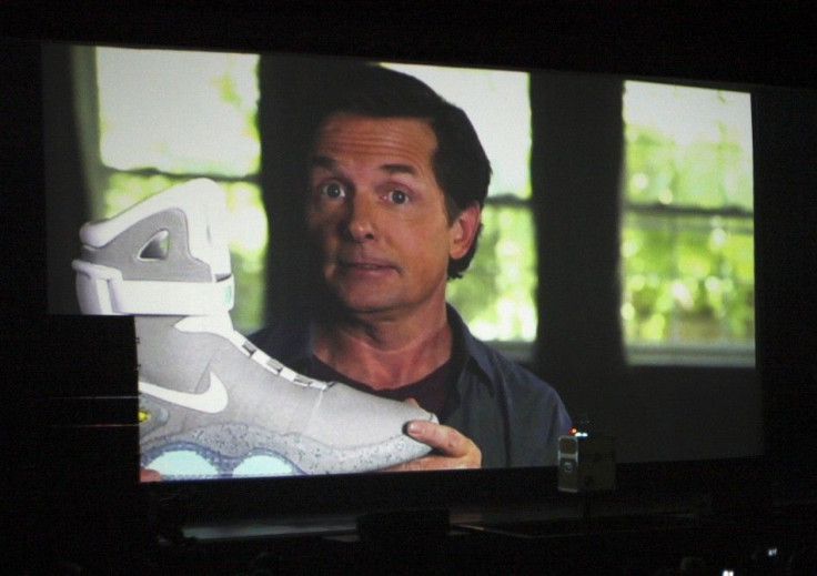 Montalban Theatre in Hollywood, California September 8, 2011. Fifteen hundred pairs of the 2011 NIKE MAG will be auctioned on eBay with all net proceeds going directly to The Michael J. Fox Foundation for Parkinson&#039;s Research.