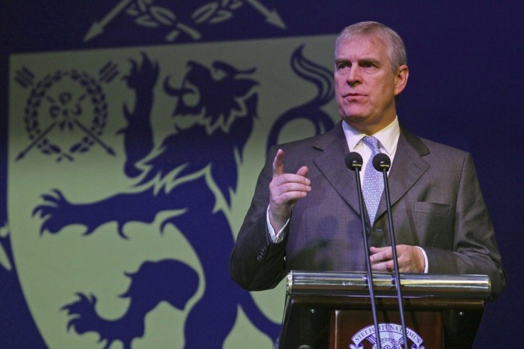 Britain's Prince Andrew During The 10th Anniversary Of Harrow International School Beijing