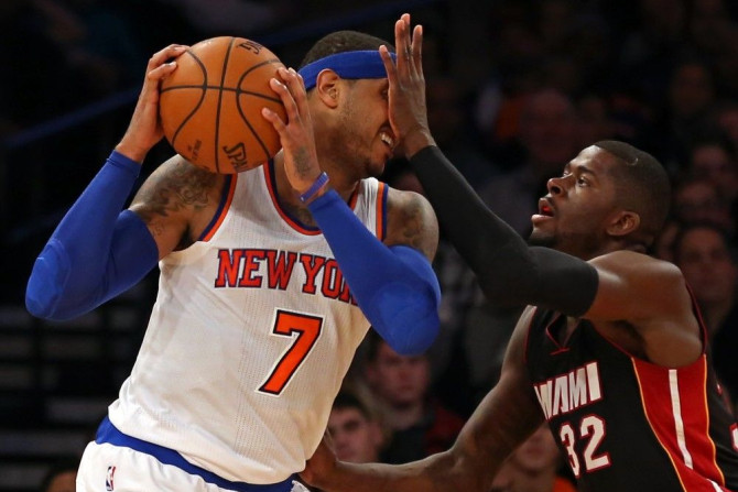 New York Knicks forward Carmelo Anthony