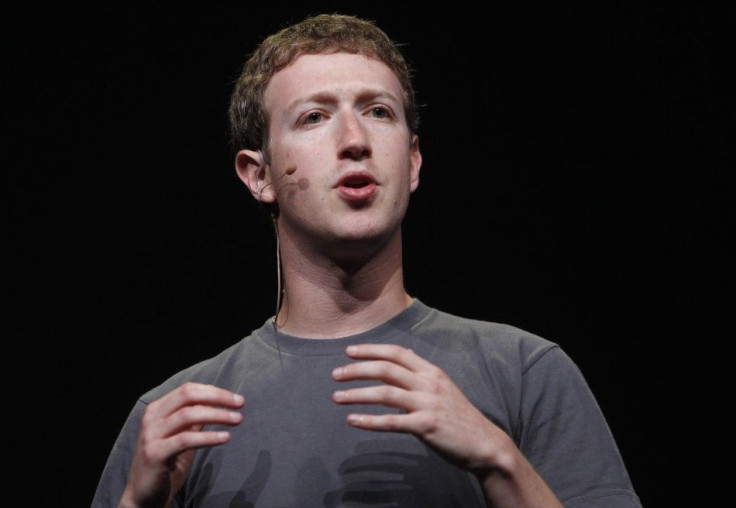 Facebook CEO Mark Zuckerberg gestures during his keynote address at the Facebook f8 Developers Conference in San Francisco, California September 22, 2011. REUTERS/Robert Galbraith