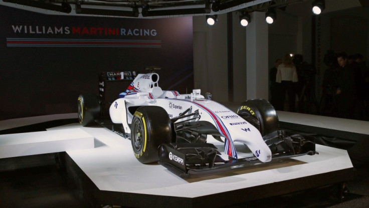 The Williams-Martini Formula One motor racing car is seen at the launch of it's new livery in London, England March 6, 2014. REUTERS/Eddie Keogh