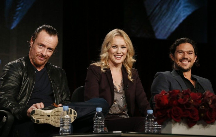 Stephens, New And Arnold (L-R) During The Winter 2014 TCA Presentations