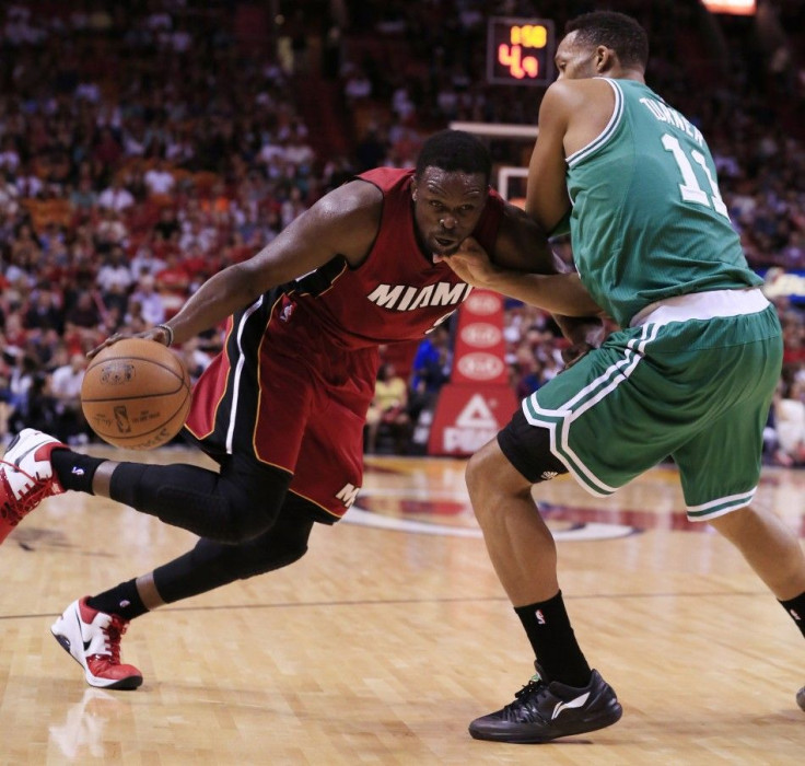 Miami Heat forward Luol Deng