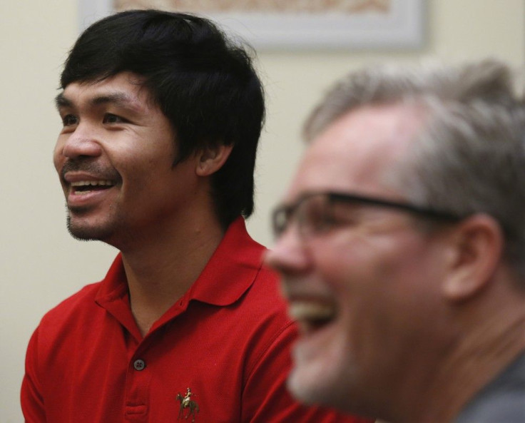 Manny Pacquiao with Freddie Roach