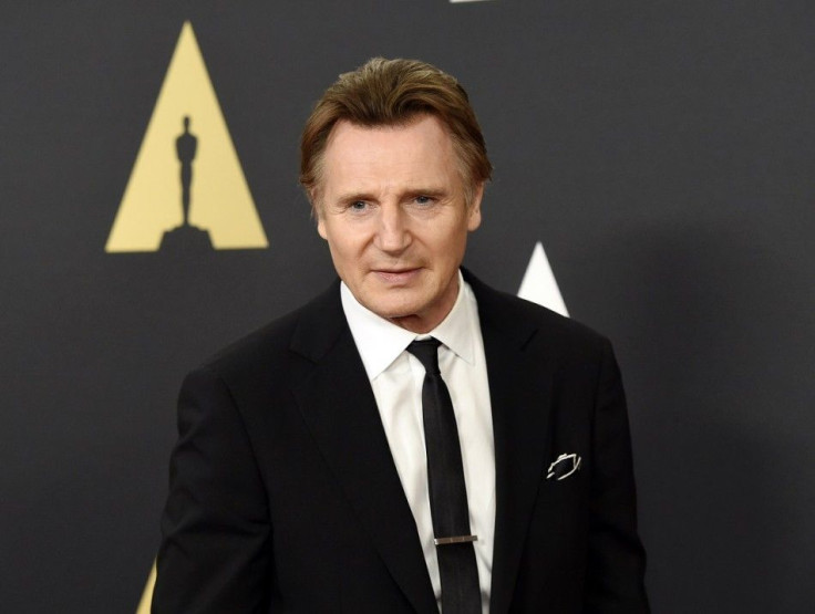 Actor Liam Neeson poses during the Academy of Motion Picture Arts and Sciences Governors Awards in Los Angeles, California November 8, 2014.