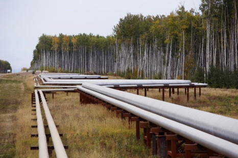 Pipelines run at the McKay River Suncor oil sands in-situ operations near Fort McMurray, Alberta, September 17, 2014. In 1967 Suncor helped pioneer the commercial development of Canada's oil sands, one of the largest petroleum resource basins in the 