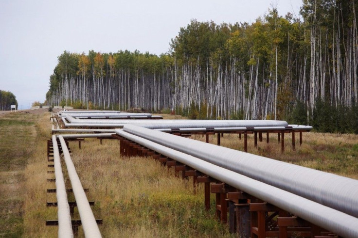 Pipelines run at the McKay River Suncor oil sands in-situ operations near Fort McMurray, Alberta, September 17, 2014. In 1967 Suncor helped pioneer the commercial development of Canada's oil sands, one of the largest petroleum resource basins in the