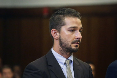 Actor Shia LaBeouf attends a hearing at the Manhattan Criminal Court in New York