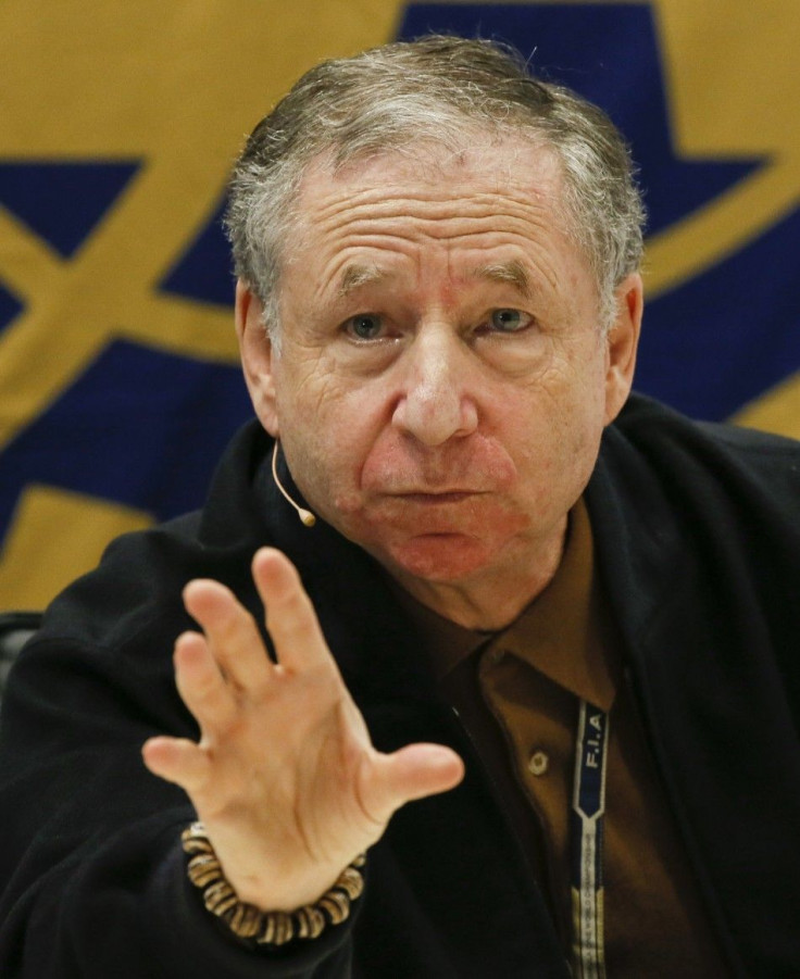 FIA President Jean Todt attends a press briefing regarding Japanese Grand Prix at the Sochi Autodrom circuit on October 10, 2014. REUTERS/Maxim Shemetov