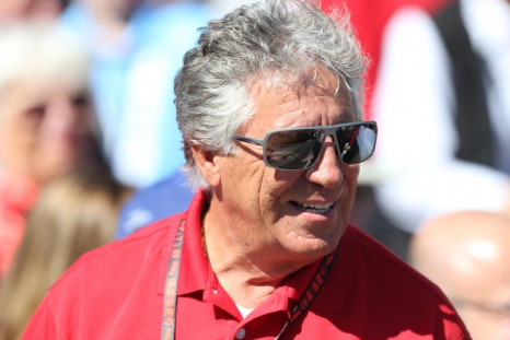 May 24, 2014; Indianapolis, IN, USA; 1969 Indianapolis 500 winner Mario Andretti attends the drivers meeting the day before the 2014 Indianapolis 500 at the Indianapolis Motor Speedway. Mandatory Credit: Brian Spurlock-USA TODAY Sports