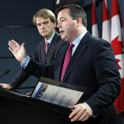 Canada's Employment Minister Jason Kenney (R) With Immigration Minister Chris Alexander 