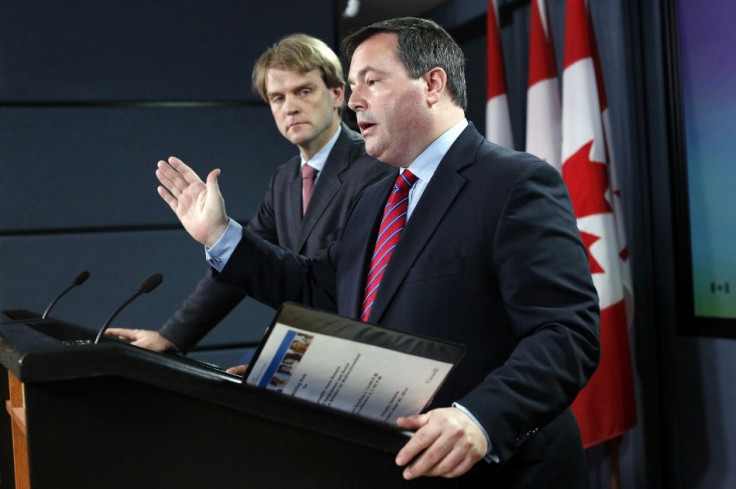 Canada's Employment Minister Jason Kenney (R) With Immigration Minister Chris Alexander 