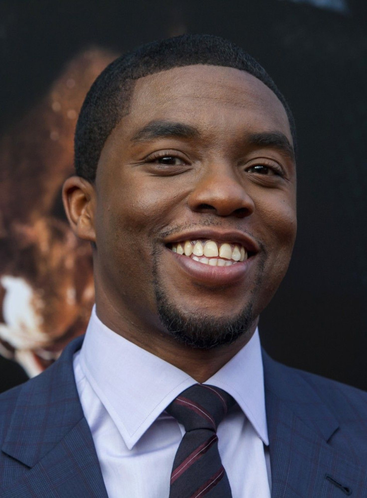 Actor Chadwick Boseman attends the premiere of 'Get on Up' in New York July 21, 2014.