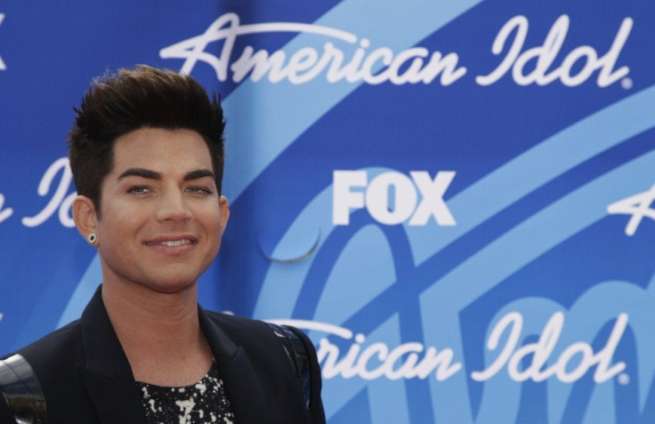 Singer Adam Lambert arrives at the Season 12 finale of &quot;American Idol&quot; in Los Angeles, Calfiornia May 16, 2013.