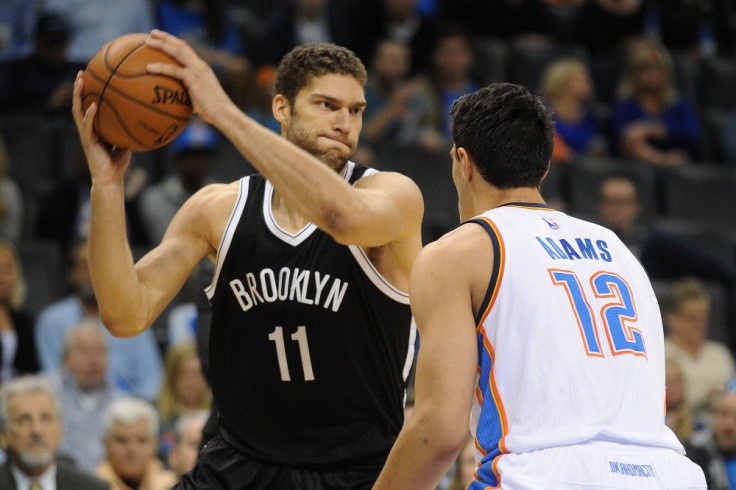 Brooklyn Nets center Brook Lopez vs. Oklahoma City Thunder