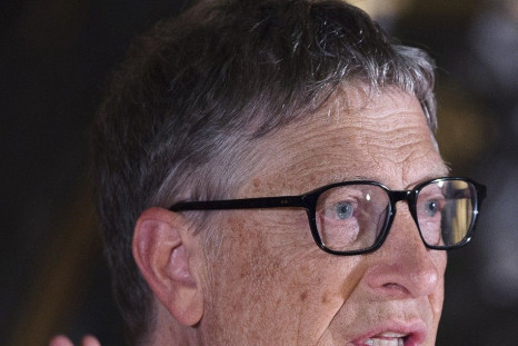 Bill Gates answers questions after giving a lecture on international aid to parliamentarians and guests in the Robing Room of the House of Lords in the Palace of Westminster, London November 10, 2014