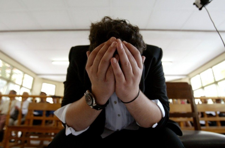 Australian Renae Lawrence sits in a Denpasar courtroom on the Indonesian resort island of Bali