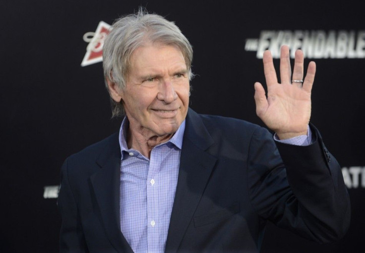 Cast member Harrison Ford attends the premiere of the film &quot;The Expendables 3&quot; in Los Angeles August 11, 2014.