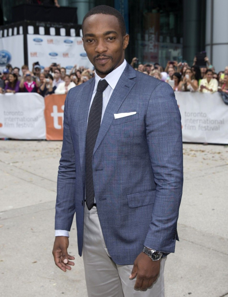 Cast member Anthony Mackie arrives for the &quot;Black and White&quot; gala at the Toronto International Film Festival (TIFF) in Toronto, September 6, 2014.