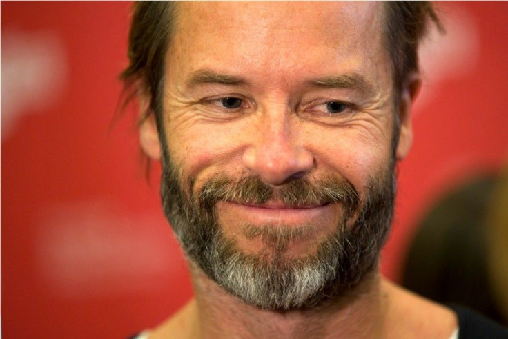 Actor Guy Pearce arrives for the premiere of the film &quot;Breathe In&quot; at the Sundance Film Festival in Park City