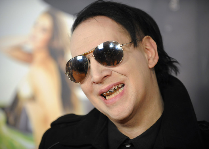 Musician Marilyn Manson arrives at the premiere of the new season of HBO's series "Eastbound & Down"