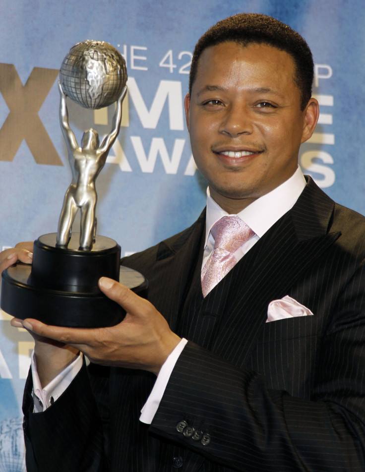 Actor Terence Howard poses at the NAACP Awards in Los Angeles