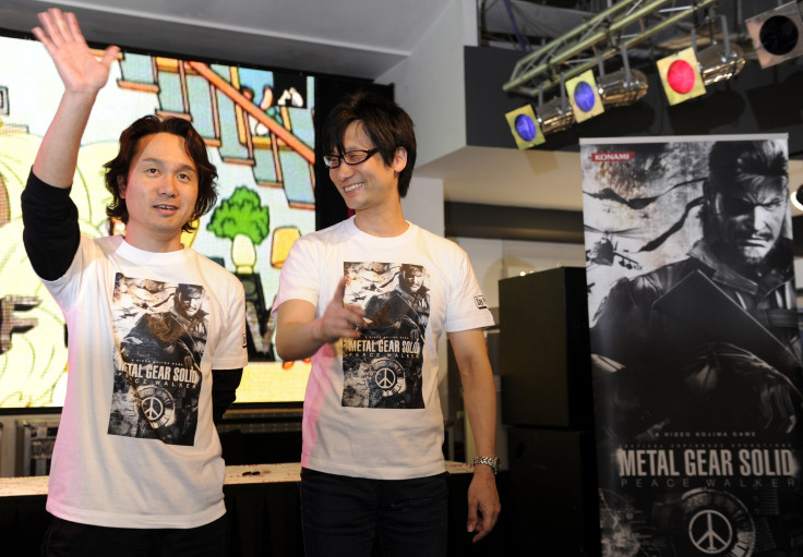 Japanese Video Game Designer Hideo Kojima (R) And Artist Yoji Shinkawa